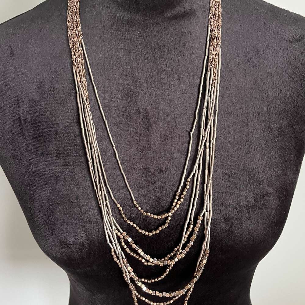 BKE 7-Strand Beaded Necklace